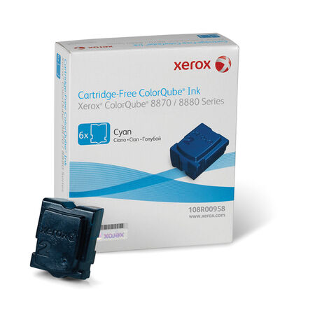 Xerox ColorQube 8870-108R00958 Blue Original Solid Ink 6 Pack - 1