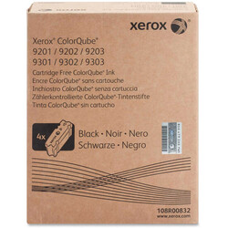 Xerox ColorQube 9201-108R00832 Metered Black Original Solid Ink 4Pcs - Xerox