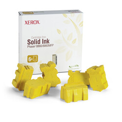 Xerox Phaser 8860-108R00799 Yellow Original Solid Ink 6 Pack - Xerox