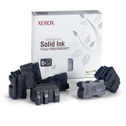 Xerox Phaser 8860-108R00800 Black Original Solid Ink 6 Pack - 1