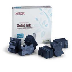 Xerox Phaser 8860-108R00817 Blue Original Solid Ink 6 Pack - Xerox