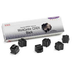 Xerox Workcentre C2424-108R00664 Black Original Solid Ink 6 Pack - Xerox